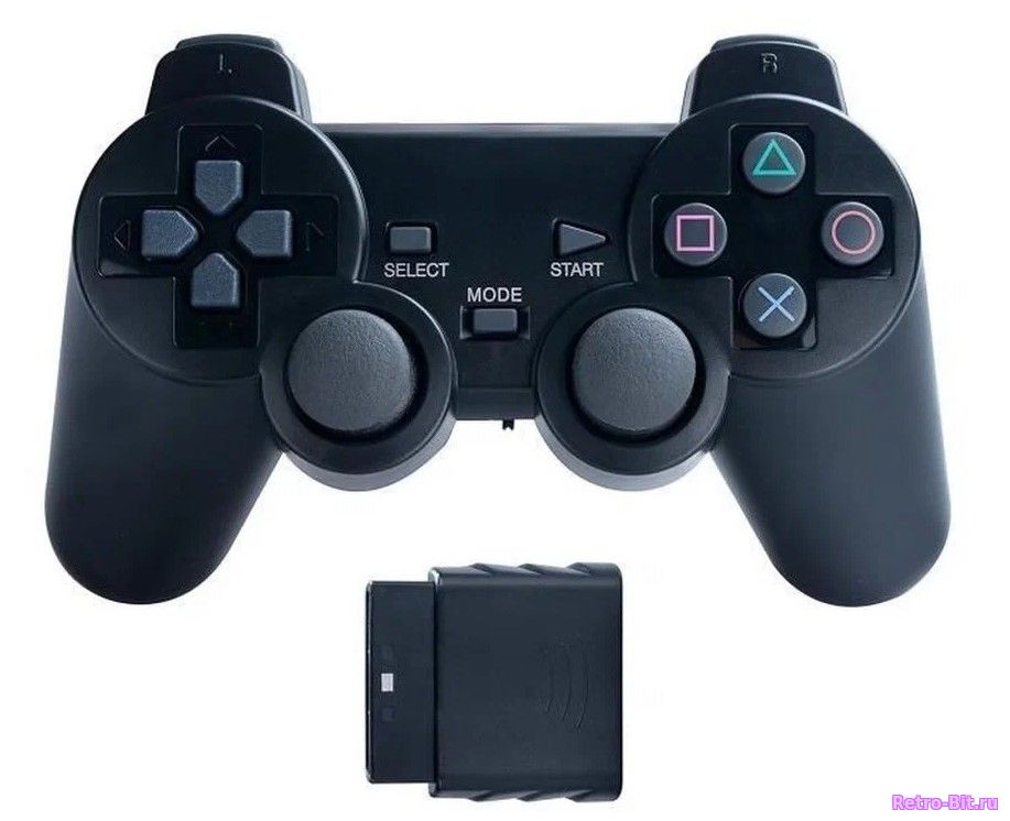 Фото товара Беспроводной Геймпад / Джойстик / Контроллер для PS1, PS2, PS3, PC/Android/TV, черный