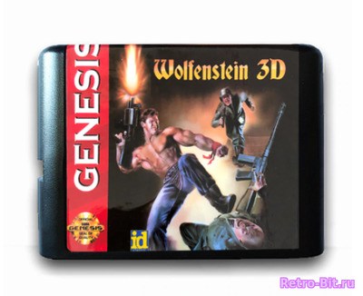 Обложка из Wolfenstein 3D / Sega MD