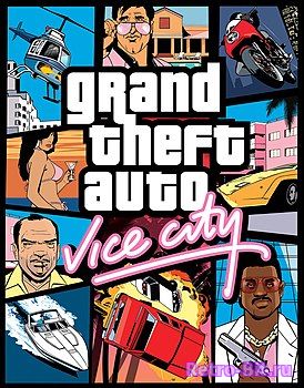Обложка из Grand Theft Auto: Vice City, GTA Vice City