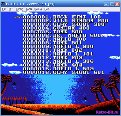 Обложка из Fceux 2.1.1