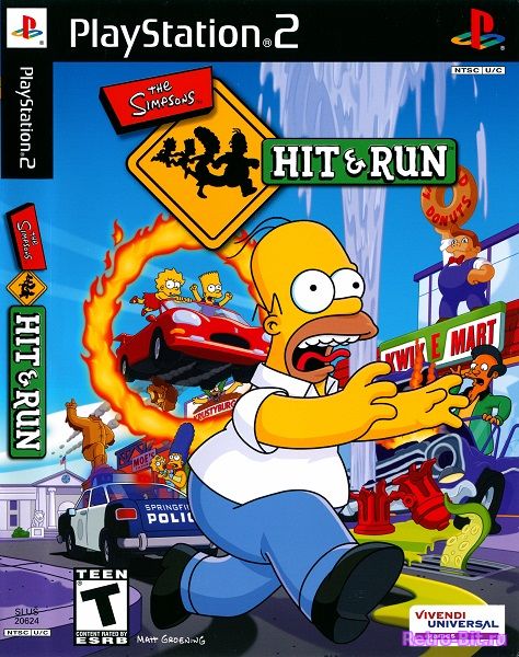 Обложка файла The Simpsons: Hit & Run на скачивание