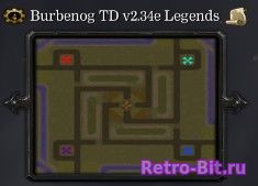 Обложка файла Burbenog TD v2.34 Legends для игры Warcraft 3: FrozenThrone на скачивание