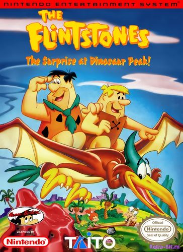 Обложка из Flintstones the: the Surprise at Dinosaur Peak! / Флинтстоуны: Сюрприз на Пике у Динозавра