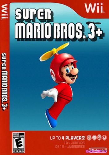 Обложка из Super Mario Bros. 3 + Wii / Супер Марио Брос. 3+