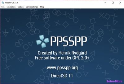 Обложка из PPSSPP 1.15.4 / ППССПП 1.15.4