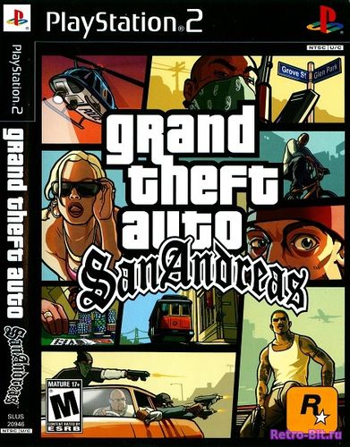 Обложка из Grand Theft Auto: San Andreas / ГТА: Гранд Зефт Ауто: Сан Андрэас