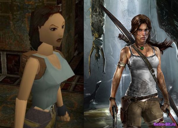 Tomb Raider тогда и сейчас.