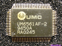 Фрагмент из UMC UM6561AF-2 Dendy Чип