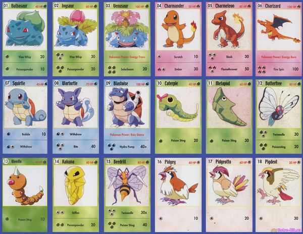 Вся коллекция карточек с Покемонами (2000-ые.) #1