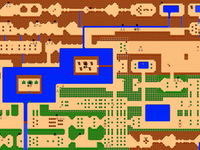 Фрагмент из the Legenda of Zelda, Quest 2, Overworld 2