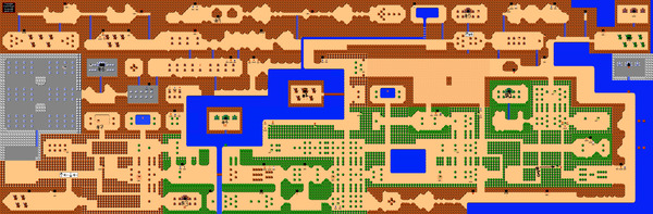 the Legenda of Zelda, Overworld 1