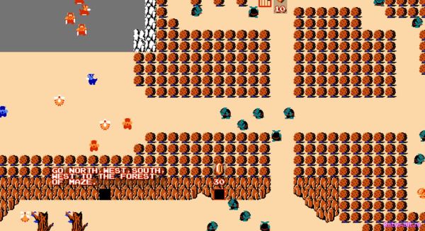 the Legend of Zelda (Nes) - the Forest of Maze