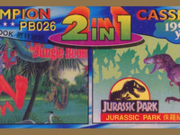 2  in 1 Jungle Book, Jurassic Park, Championship Cassete, PB026