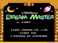 Little Nemo: The Dream Master, Title Screen