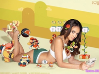 Фрагмент из I love girls com (Girl with Super MarioCharacters)