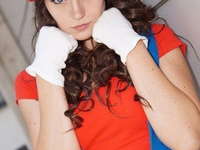 Фрагмент из Super Mario Girl Супер Марио Девушка