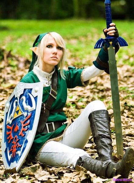 Девушка cosplay Legend of Zelda
