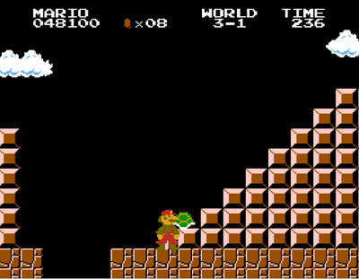 Марио устраивает локальное землетрясение для Купы Трупы. Кадры из игры