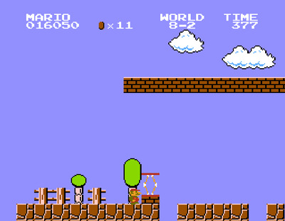 Последний «Гриб жизни» в мире 8-2 в игре «Super Mario bros.» на Денди