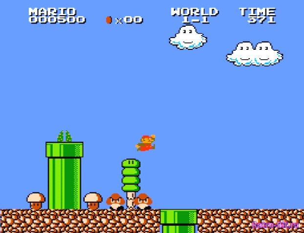 Фрагмент #3 из игры Super Mario Bros.: The Lost Levels / Супер Марио Брос. Потерянные Уровни