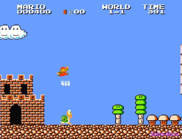 Фрагмент #2 из игры Super Mario Bros.: The Lost Levels / Супер Марио Брос. Потерянные Уровни