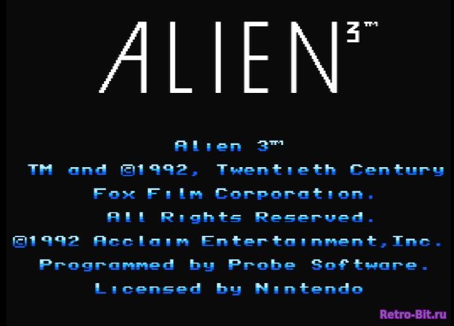 Фрагмент #8 из игры Alien 3 / Чужой 3