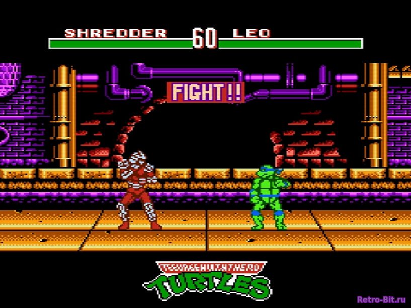 Фрагмент #2 из игры Teenage Mutant Ninja Turtles: Tournament Fighters / Черепашки-Ниндзя: Турнир бойцов
