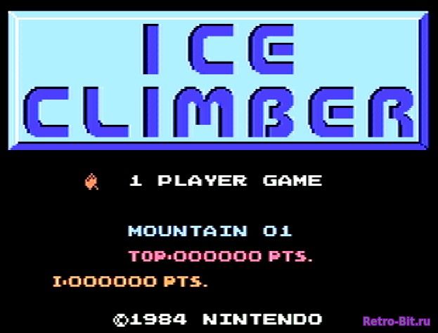 Фрагмент #3 из игры Classic NES Series - Ice Climber / Классическая Нес Серия - Айс Клаймбер