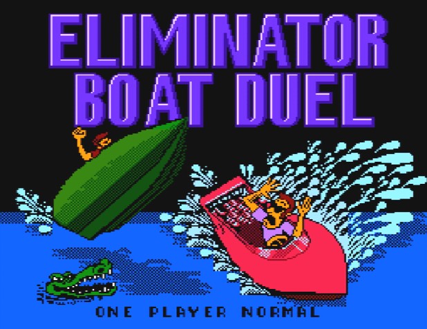 Титульный экран из игры Eliminator Boat Duel / Элиминатор Боут Дуэл