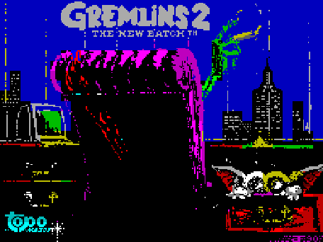 Титульный экран из игры Gremlins 2 The New Batch / Гремлины 2 Новенькая Партия