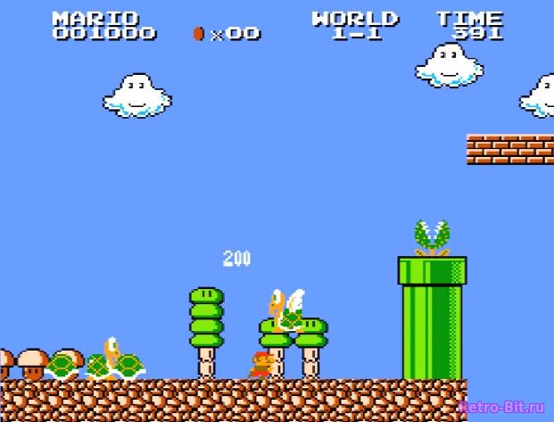 Фрагмент #6 из игры Super Mario Bros.: The Lost Levels / Супер Марио Брос. Лост Левелс