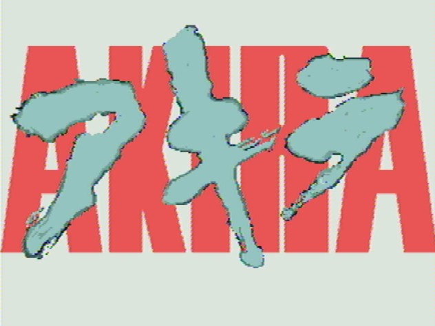 Титульный экран из игры Akira (アキラ) / Акира