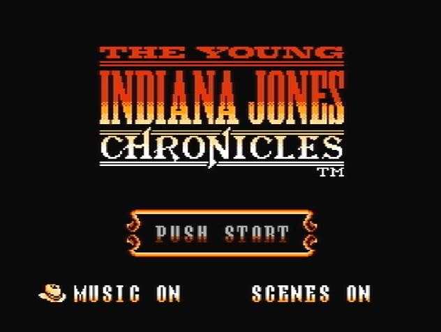 Титульный экран из игры Young Indiana Jones Chronicles / Истории Молодого Индианы Джонса