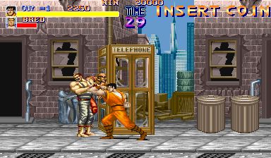 Титульный экран из игры Final Fight