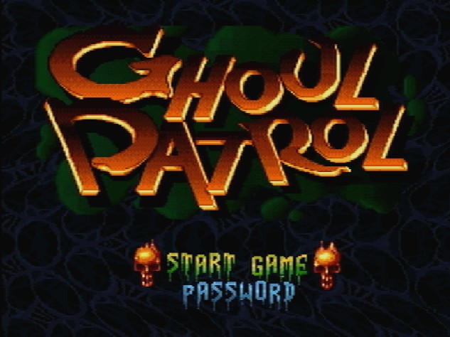 Титульный экран из игры Ghoul Patrol / Гуль Патруль