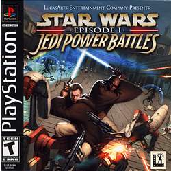 Титульный экран из игры Star Wars Episode I: Jedi Power Battles / Стар Варс Эпизод 1: Джедай Пауэр Батлс