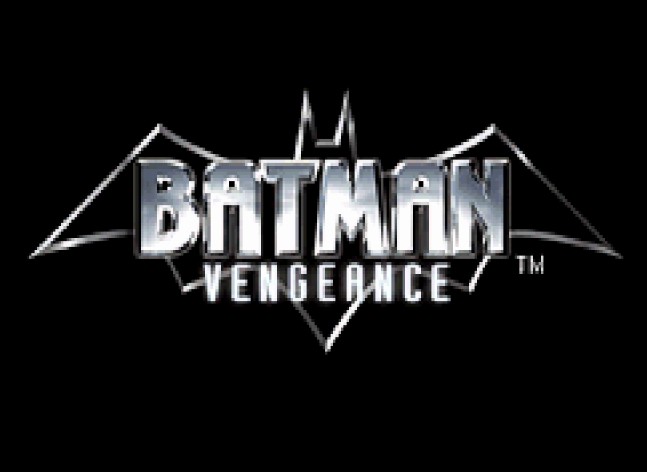 Титульный экран из игры Batman: Vengeance / Бэтмен: Вендженс