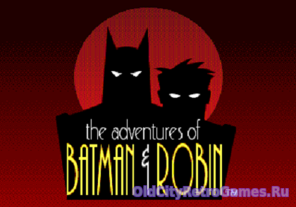 Титульный экран из игры Adventures of Batman and Robin / Приключения Бэтмена и Робина