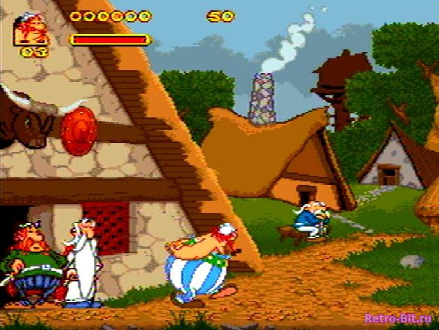Фрагмент #1 из игры Asterix & Obelix / Астерикс и Обеликс