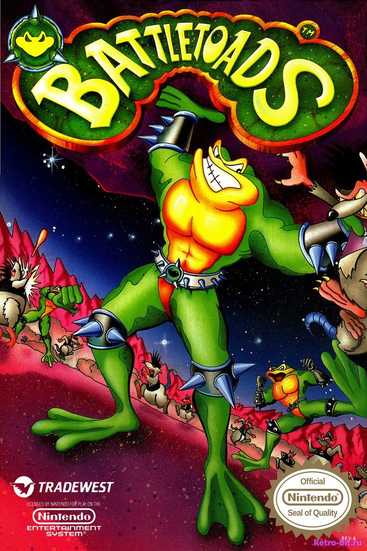 Обложка файла Battletoads / Батлтодс (Боевые Жабы) на скачивание